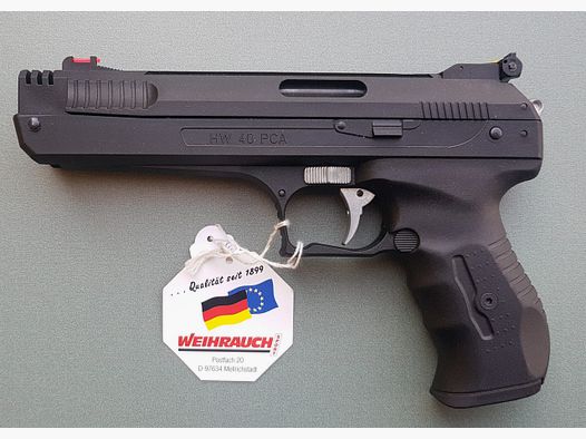 WEIHRAUCH PISTOLA ARIA COMPRESSA CAL. 4,5 MOD. HW40 PCA LIBERA VENDITA