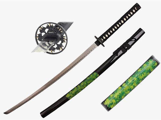 Katana Marijuana Decorazione Spada Samurai