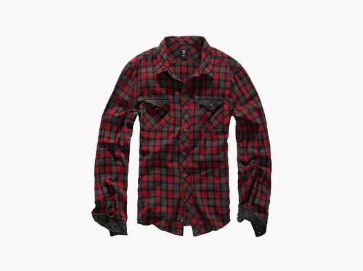 Brandit Shirt Duncan Check red brown