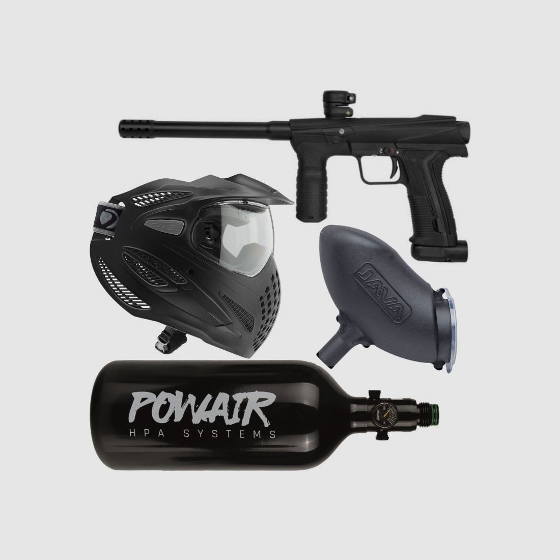 Planet Eclipse EMEK 100 Paintball Marker Complete Set