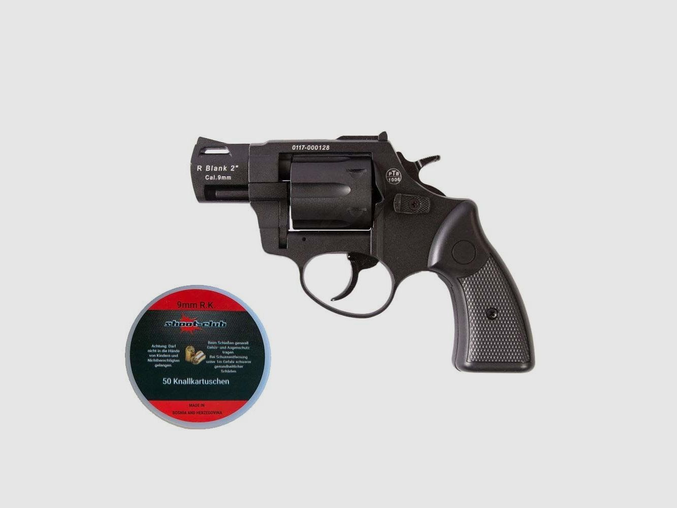 Zoraki Zoraki R2 2 pollici nero set 9mm R.K.