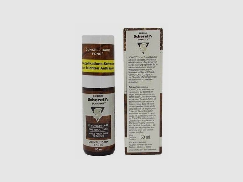 Scherell's Schaftol 50ml Rotbraun 50ml Reinigungszubehör für Waffen