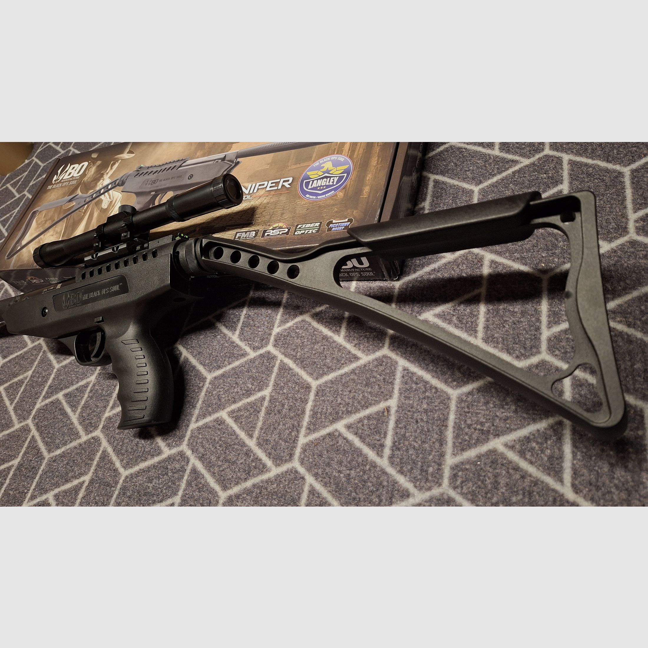 Black Ops Langley ProSniper - 5.5mm - Pistolenkarabiner 