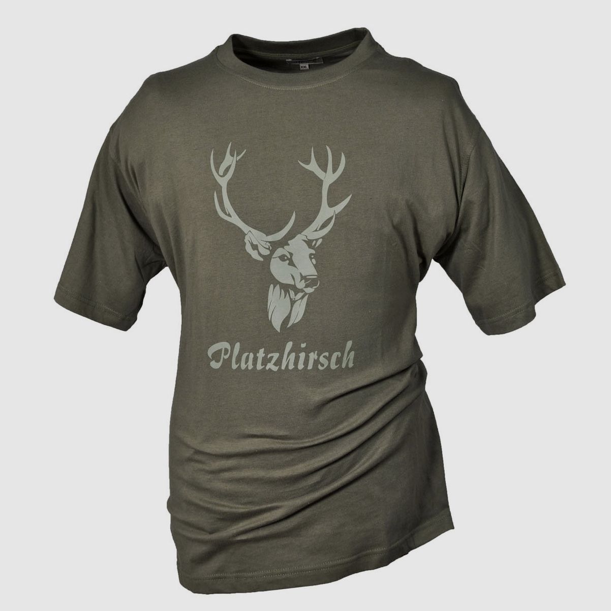 Hubertus T-Shirt Platzhirsch oliv