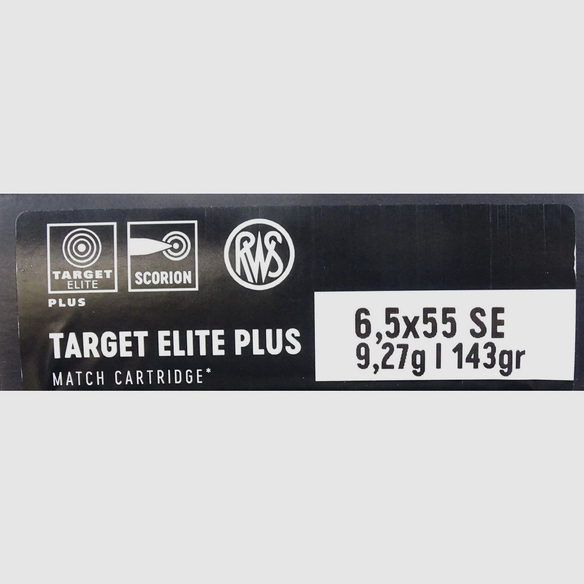 RWS Target Elite Plus 6,5x55SE 143 grain -20 Schuss