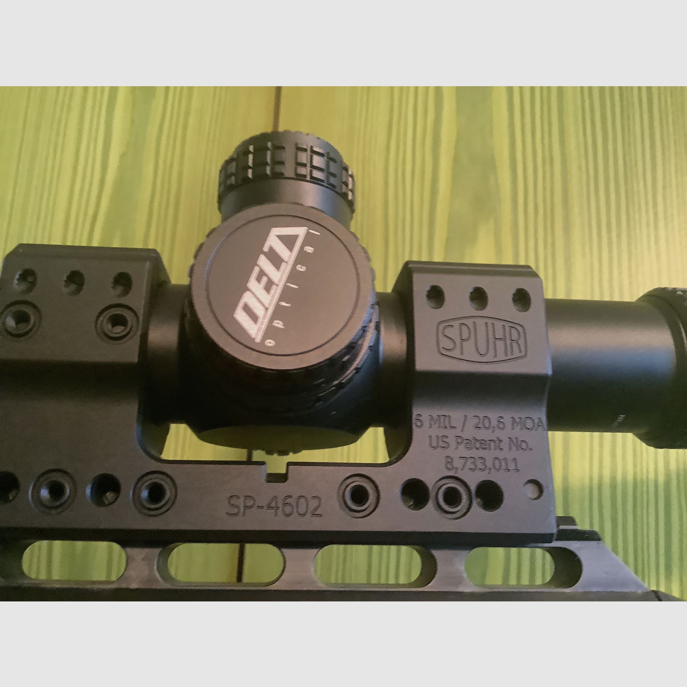 Zielfernrohr Delta Optical Stryker HD 4,5-30x56 LRD-1P Mil + SPUHR SP-4602 + Tenebraex Cover