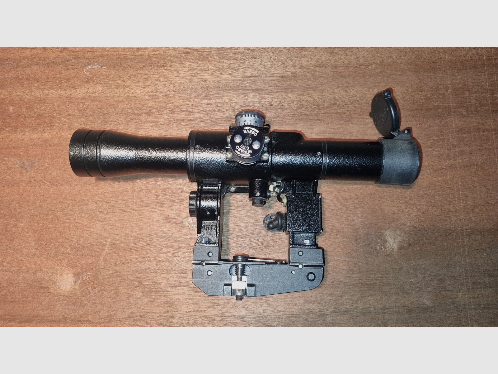 Belarussisches Zielfernfohr BelOMO POSP 4x24V (PSO-1) Mit LCT Mount Extender für Airsoft AK Kalaschnikow / Dragunow / Vintorez +++