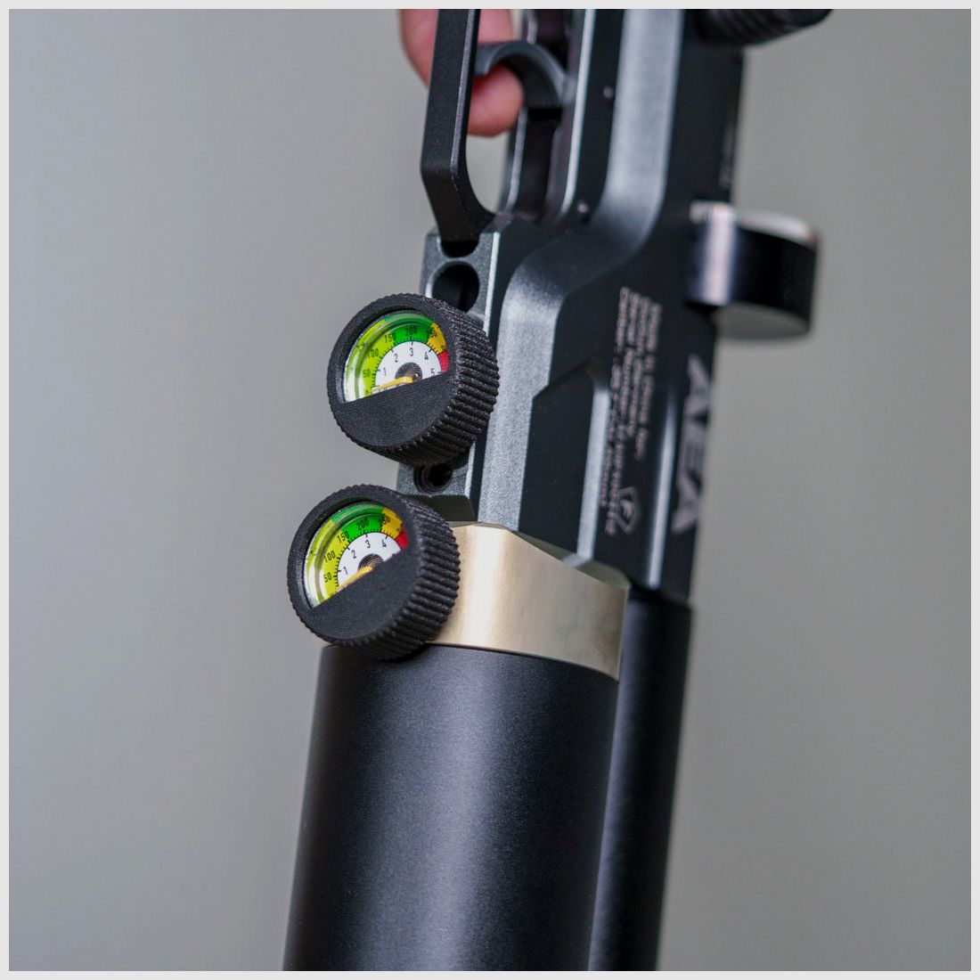 Ausverkauf | Abdeckkappe Manometer | Cover Cap Manometer | NEUES DESIGN | AEA HP MAX | SCHWARZ | flexible