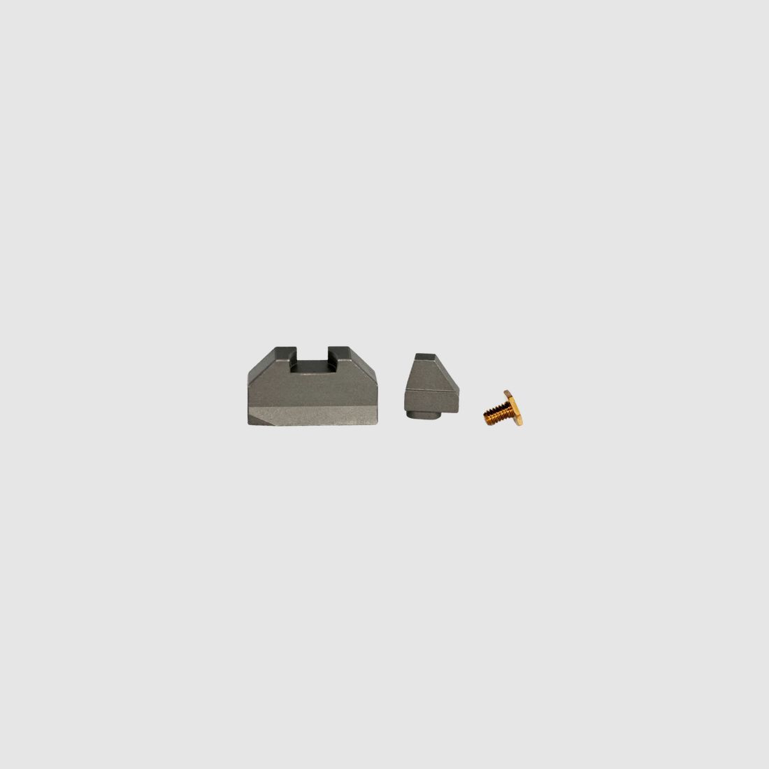 2x IRON SIGHT von ATHENA PRECISION Vollgröße für Glock, Walther PDP (0,3")