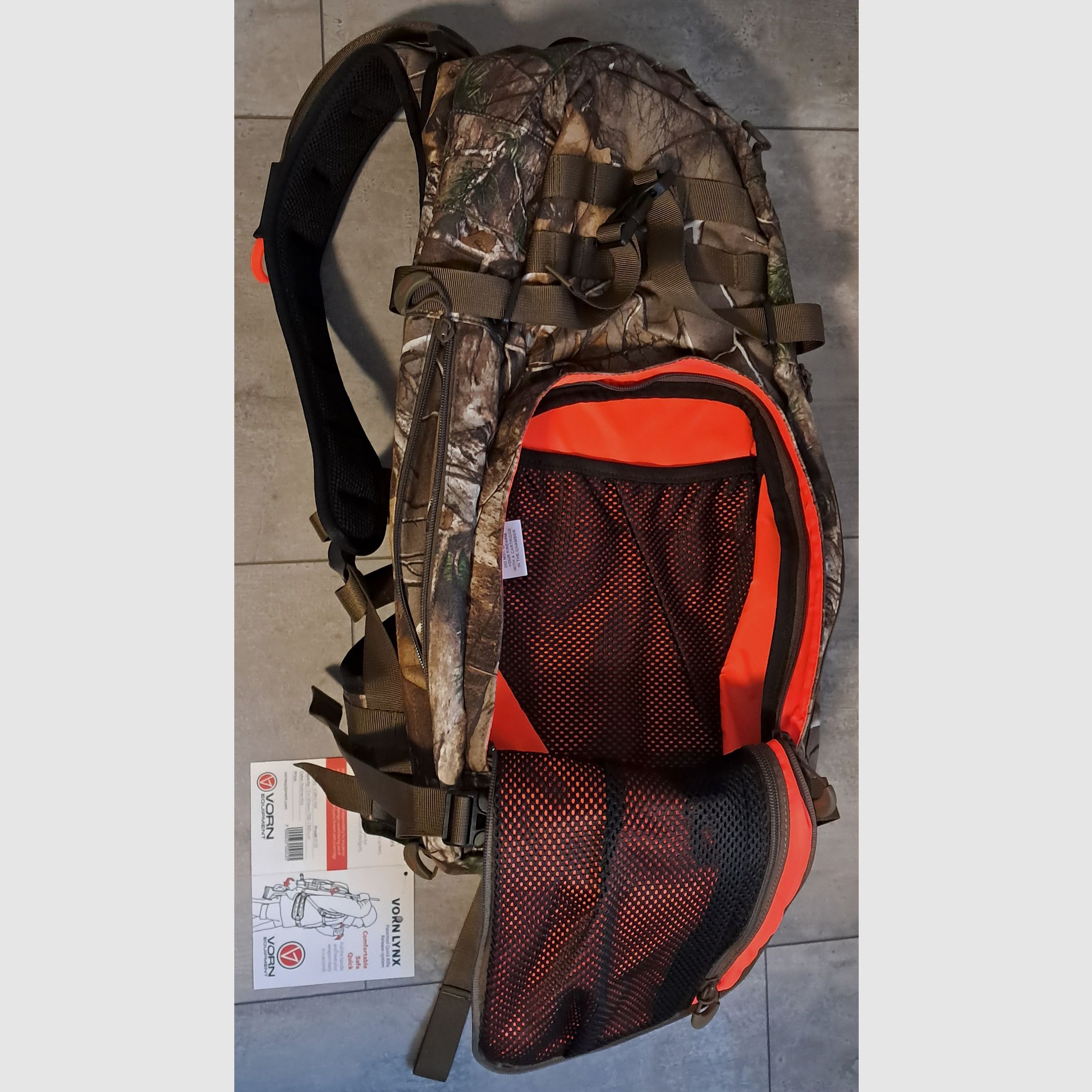Vorn Lynx Realtree Xtra 12/20 sac de chasse comme neuf