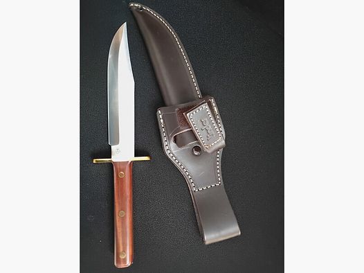 Linder Rehwappen Platterl Bowie  Pflaumenholz Bowiemesser