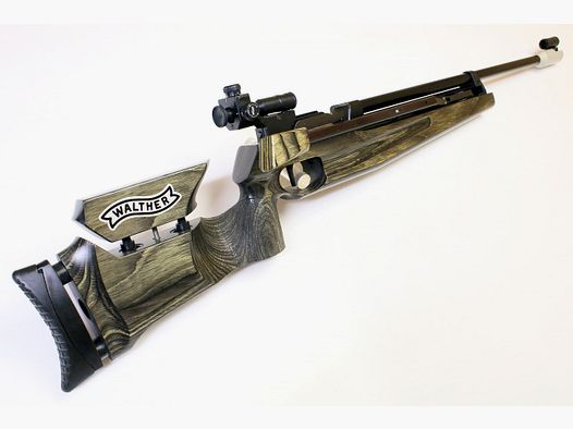 Rifle de aire comprimido Walther LGM2 gris derecho