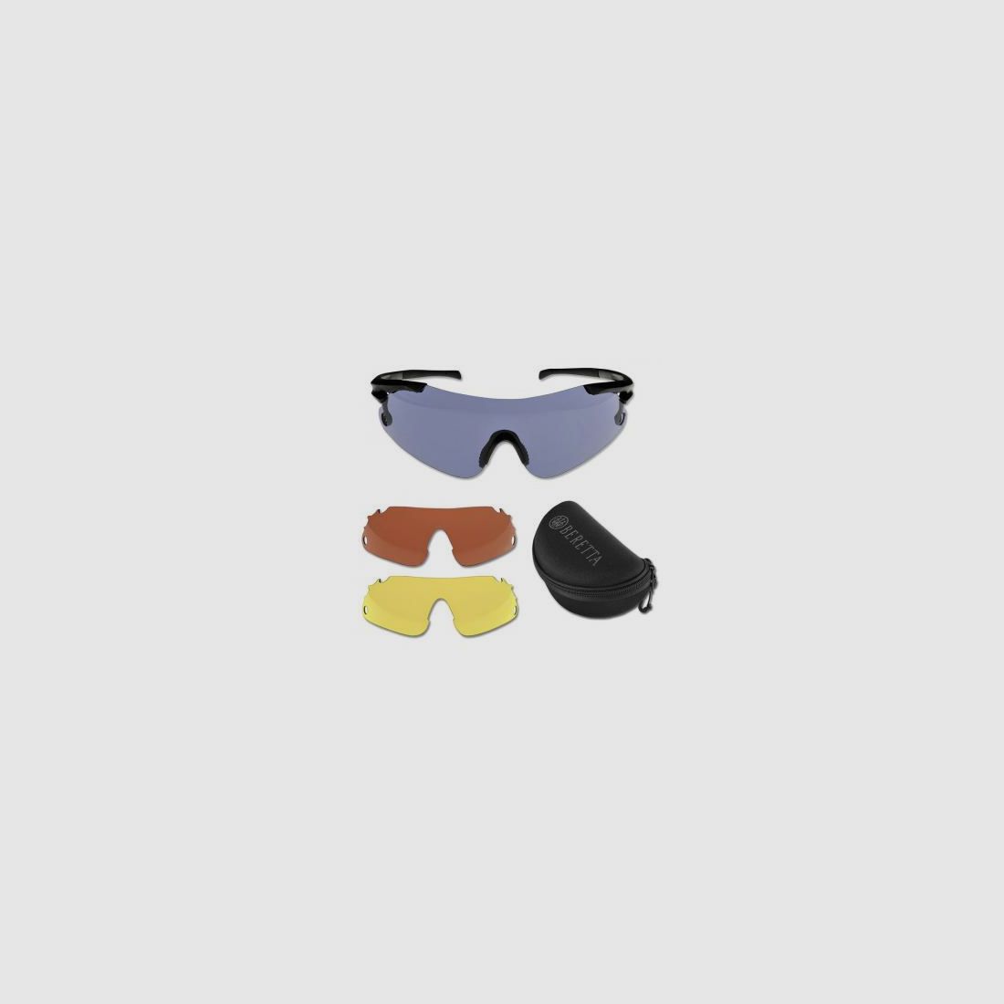 Lunettes de tir Beretta "OC70" avec 3 verres interchangeables et 1 étui