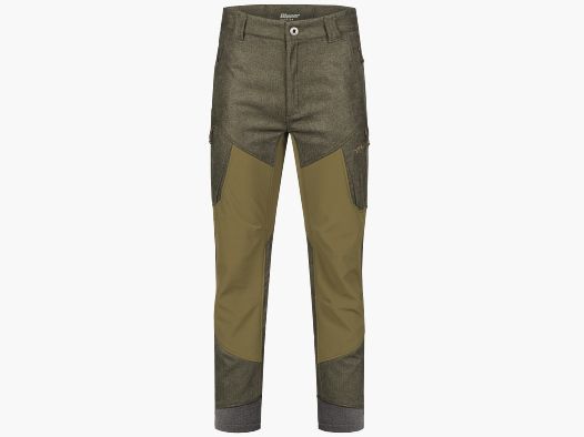 Blaser Herren VINTAGE Whizz Softshell Hose oliv-melange / schwarz