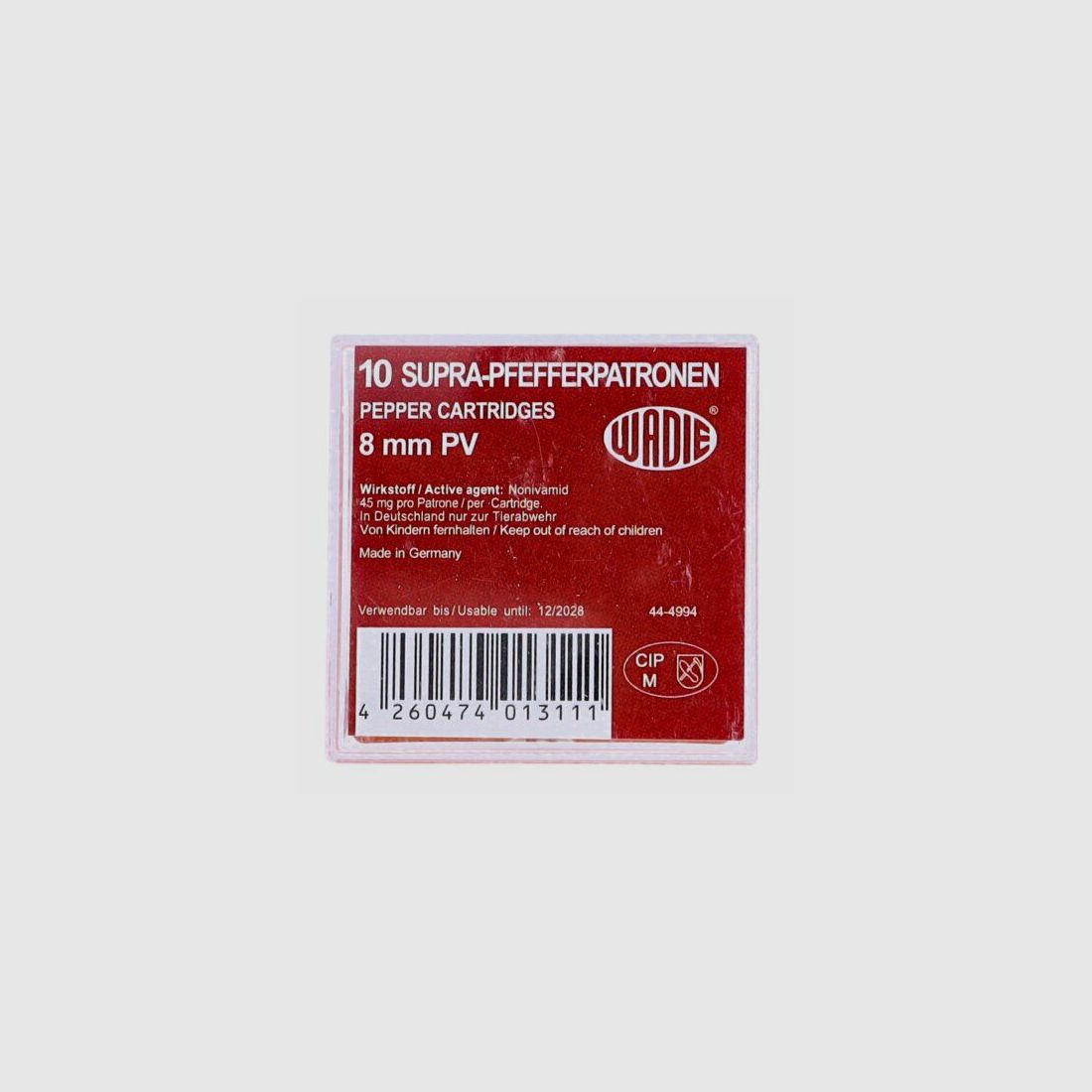WADIE PV Supra Pfefferpatrone Kal. 8mm Knall
