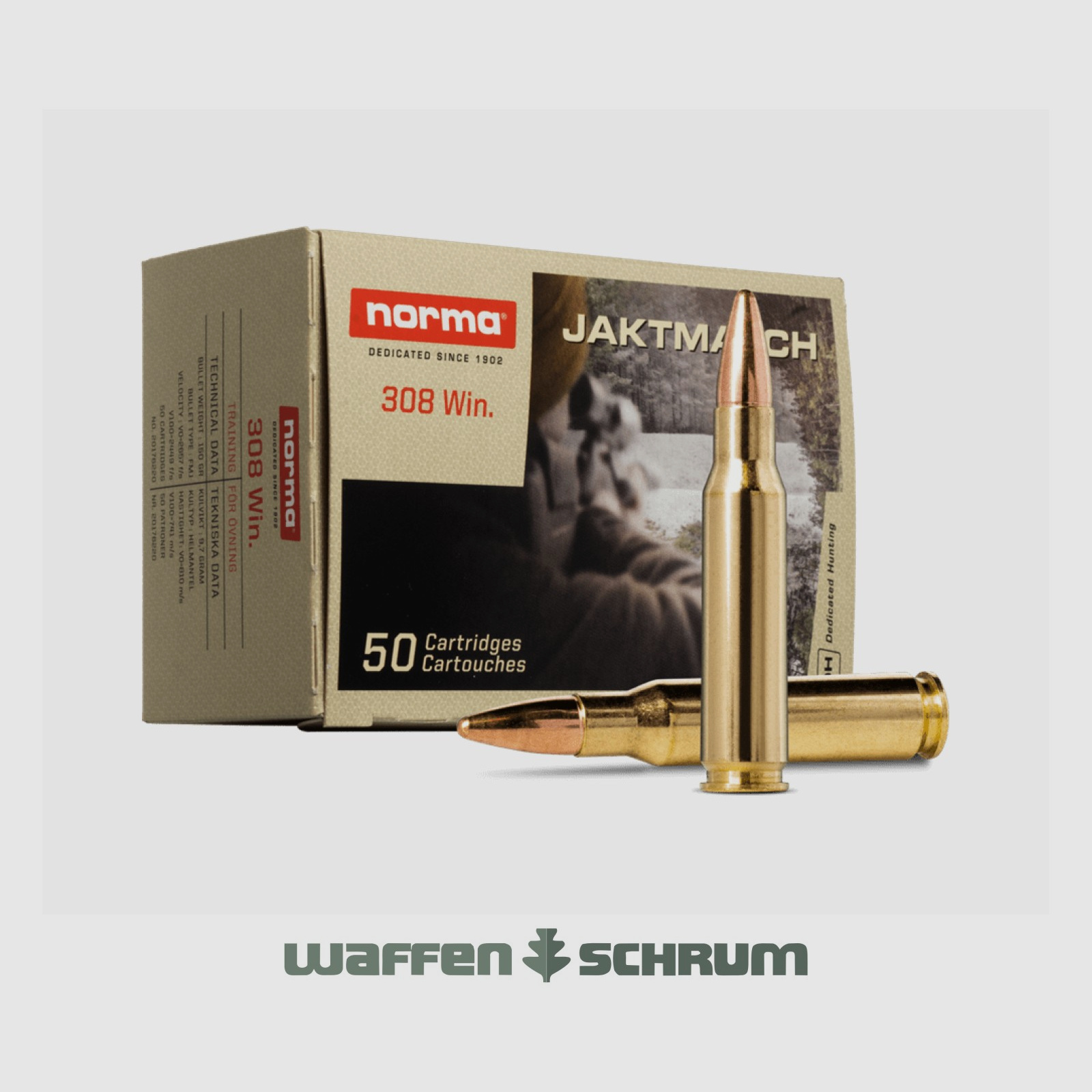 Norma Jaktmatch VM 9.7g - 150gr .308Win 50er Pck.