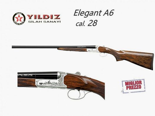 YILDIZ side-by-side shotgun A6 light cal.28 barrels 61 cm