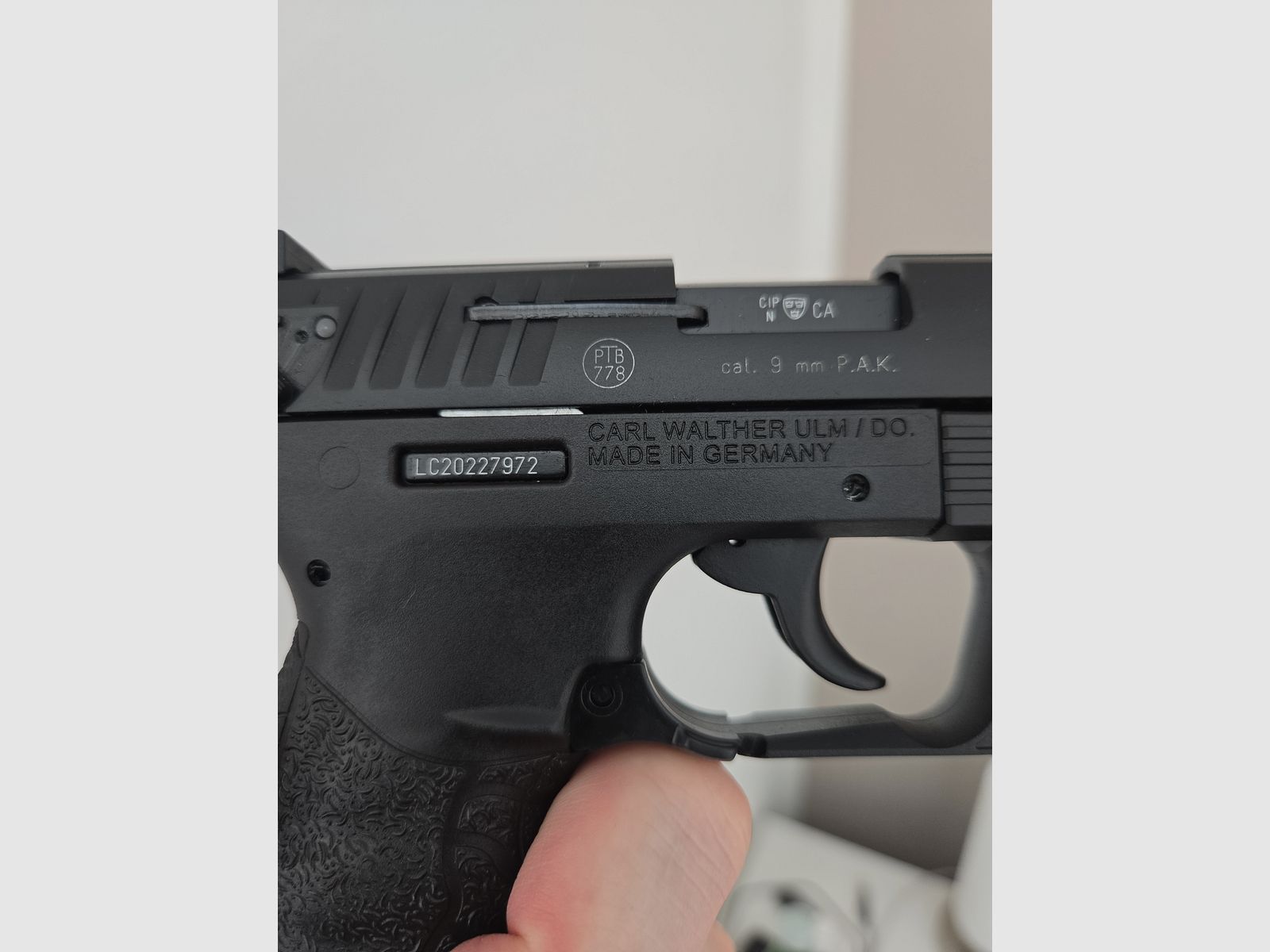 Walther P22Q blank firing