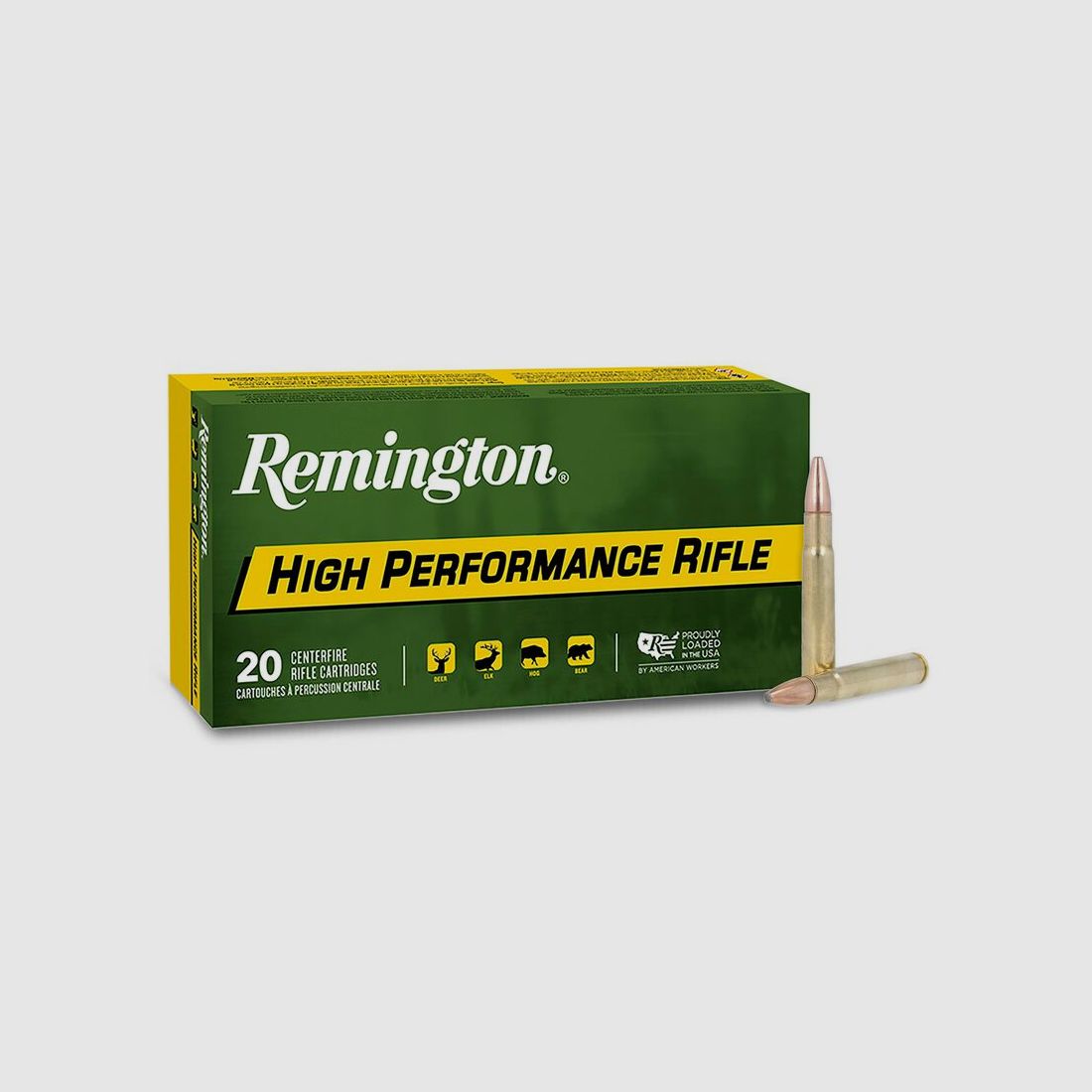 Remington High Performance .35 Whelen 250GR PSP 20 Patronen