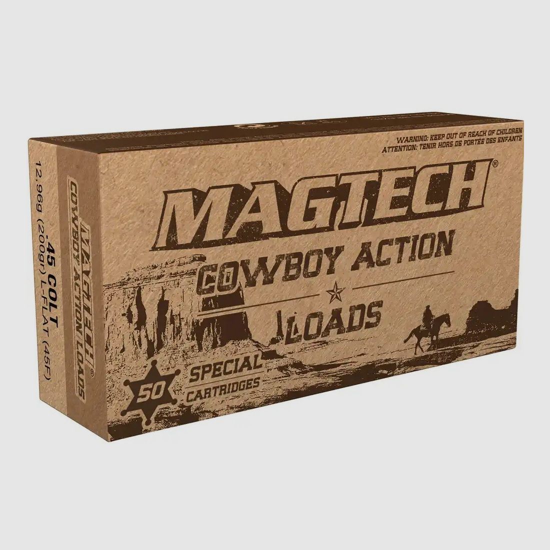 .45 Long Colt Blei-Flachkopf 13,0g/200grs. Magtech