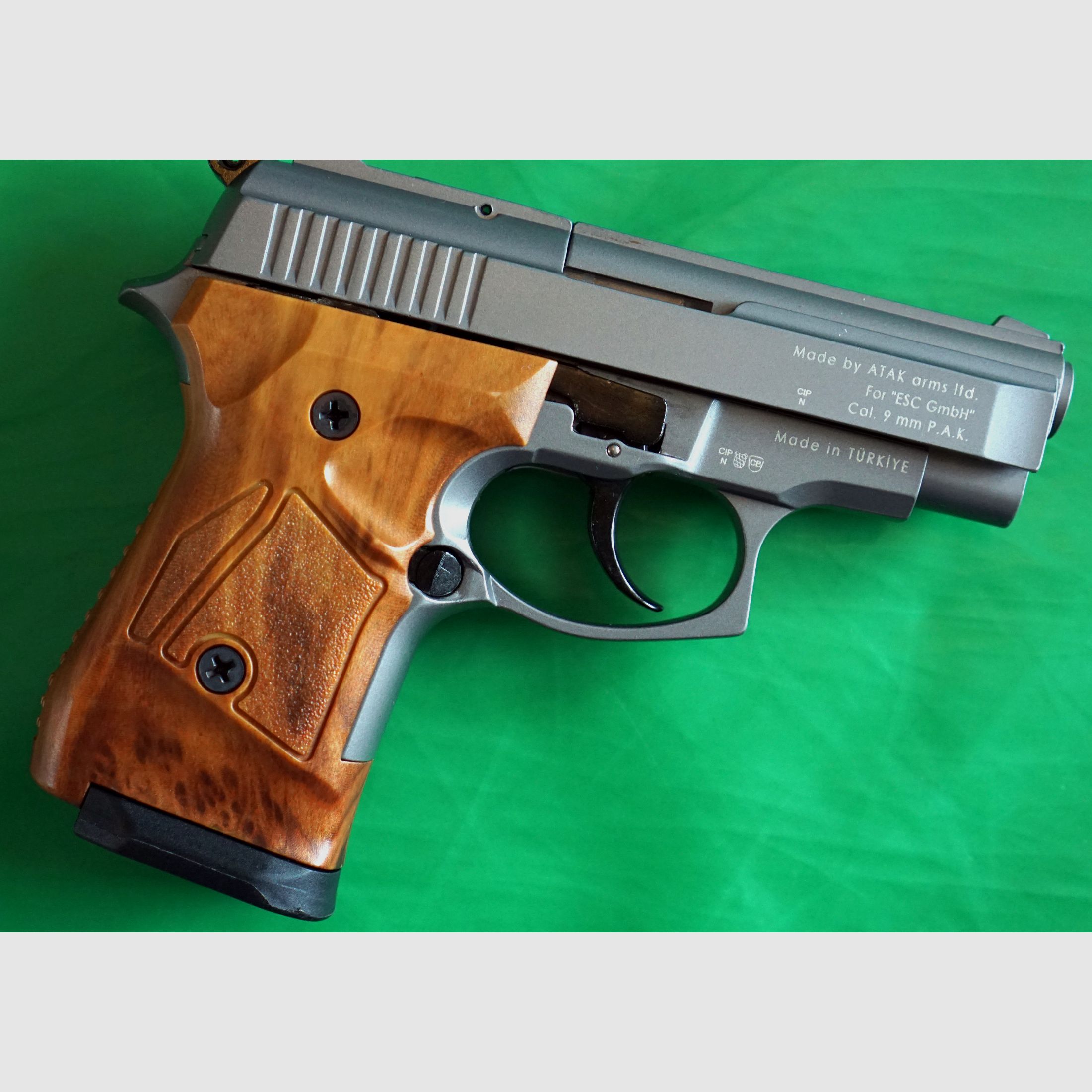 Zoraki 914 Schreckschuss Pistole 9mm P.A.K. titan Holzoptik (1014) 