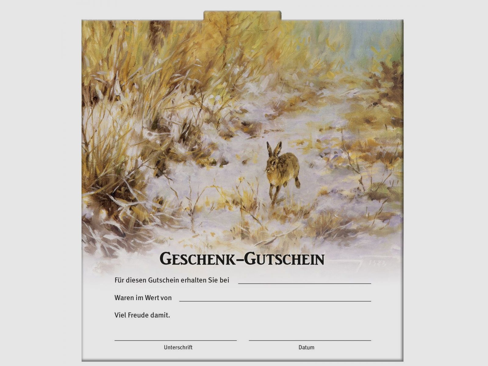 Geschenkgutscheine à 8 Stück