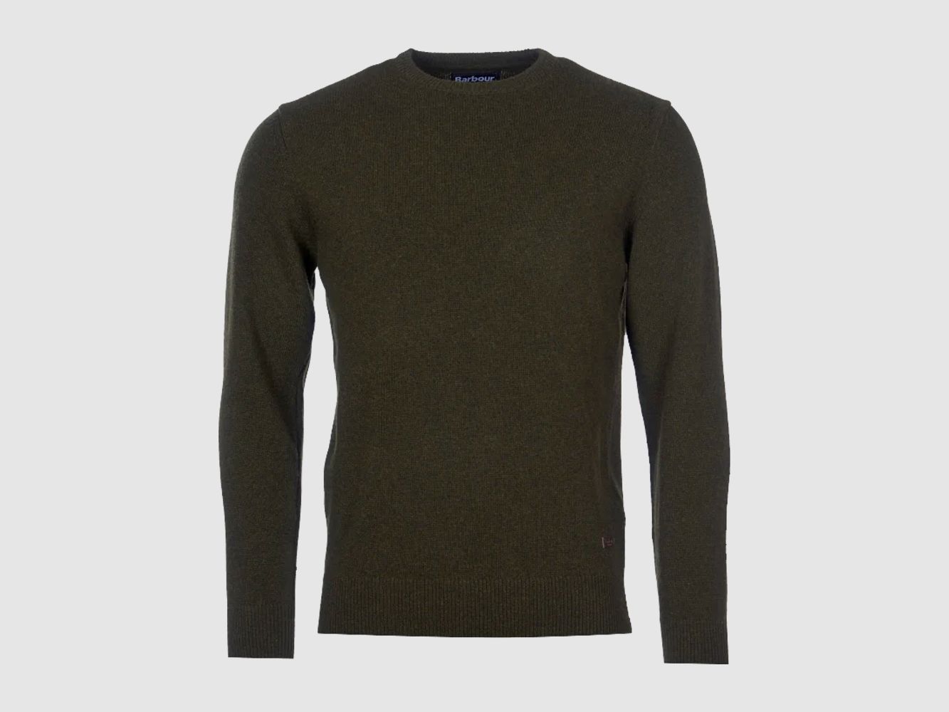 Barbour Patch Crew Seaweed Sweater Men - L