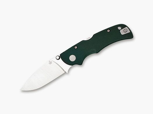 Coltello a serramanico City 14C28N Verde militare