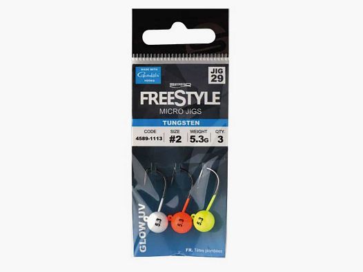 3er Set Spro Freestyle Tungsten Glow 2,7 g
