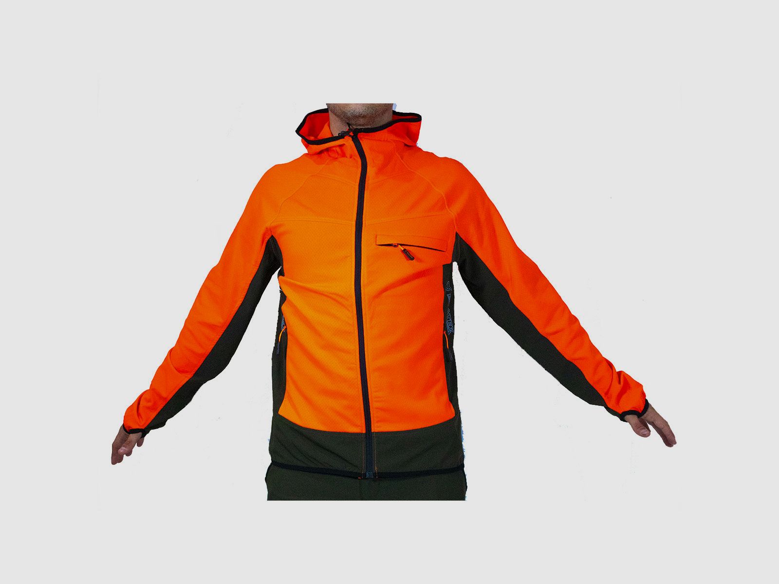 BLATEX – HYBRIDJACKE ELAST GRÜN/ORANGE, Bild 1 von 4