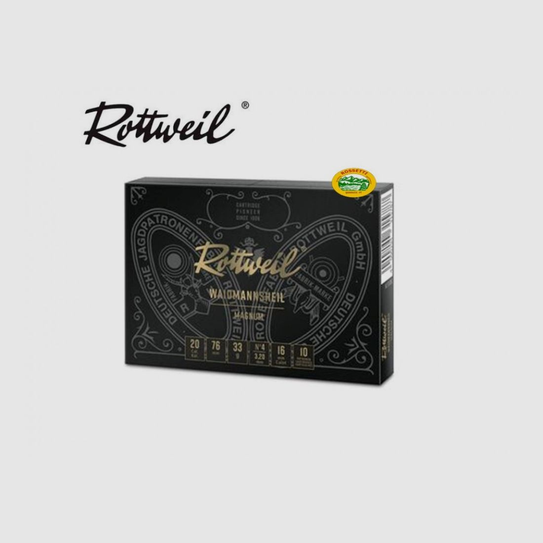 ROTTWEIL Patronen Waidmanncheil Magnum Kal.20 gr.33 pb.5
