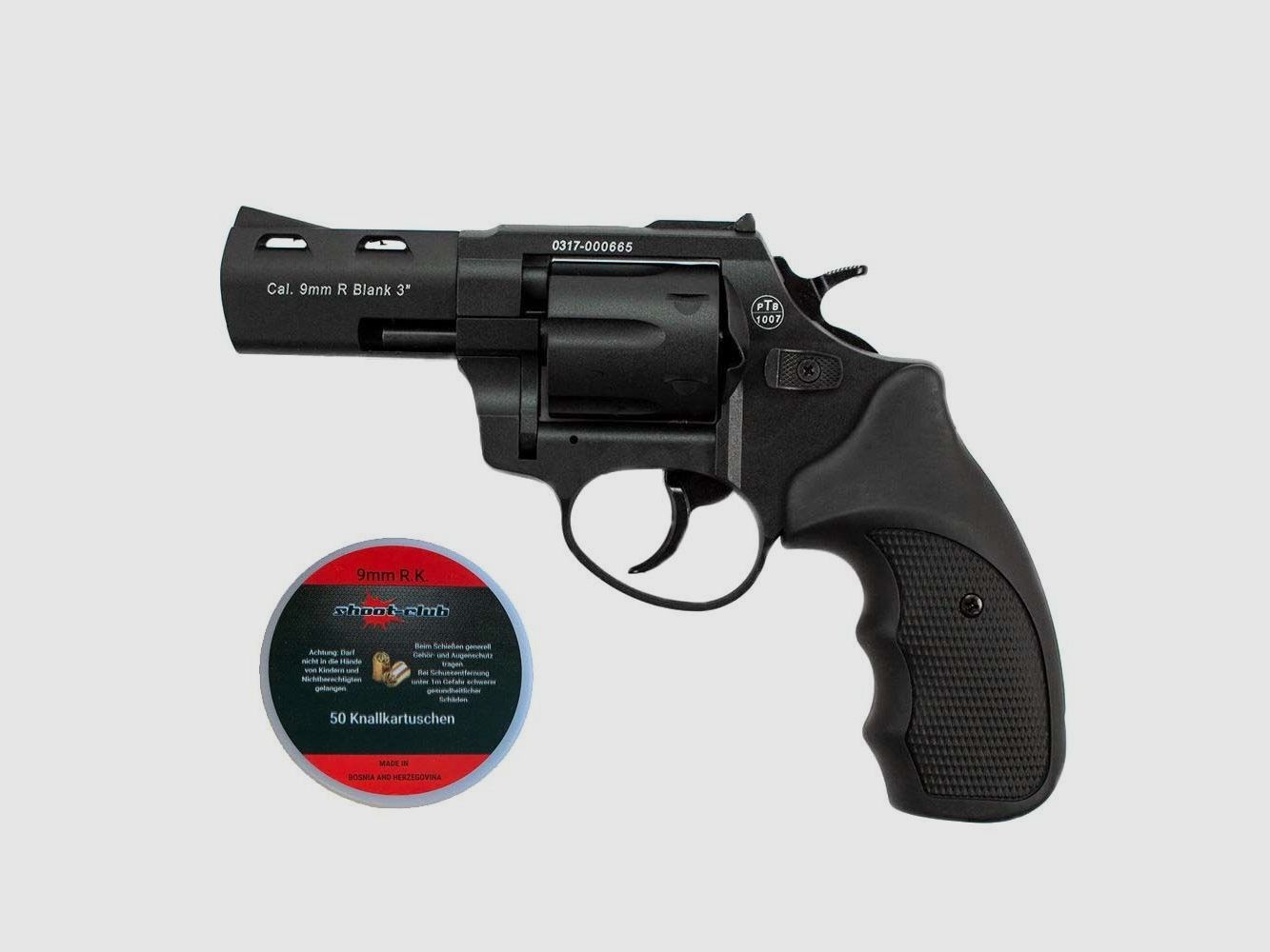 Zoraki Zoraki R2 3 inch black set 9mm R.K.