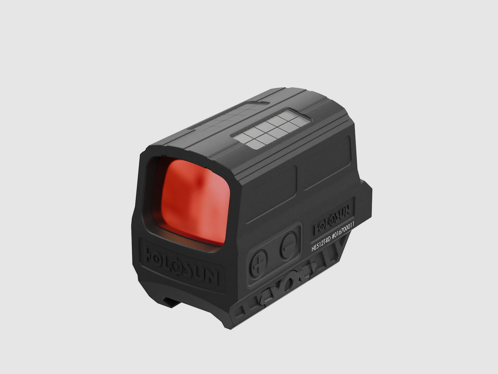 Holosun HE512T-RD – Viseur point rouge 512 avec recharge solaire. Titane. Réticule Circle Dot. Rouge, image 2 sur 8
