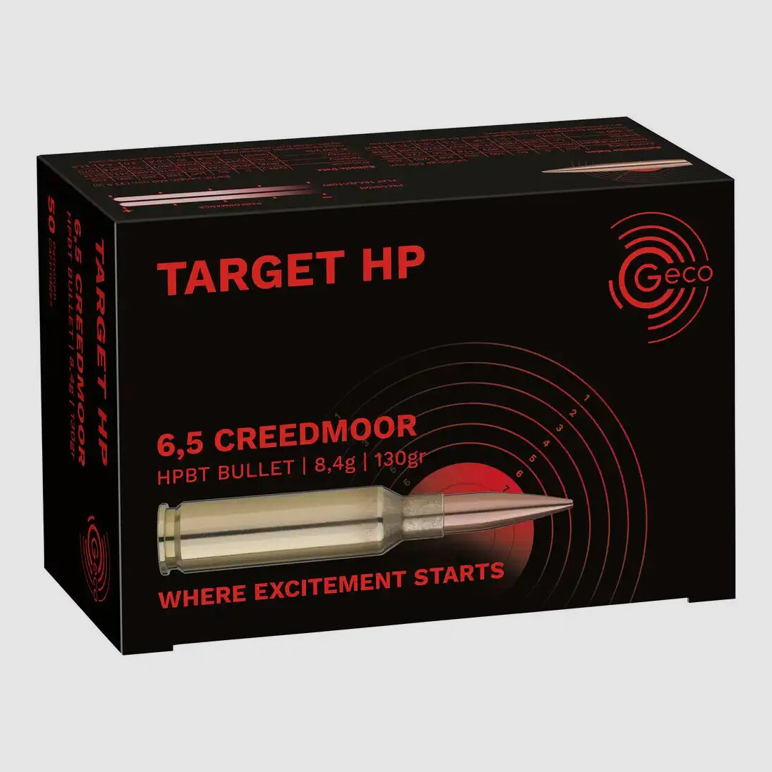 GECO	 Geco 6,5 Creedmoor Target HP