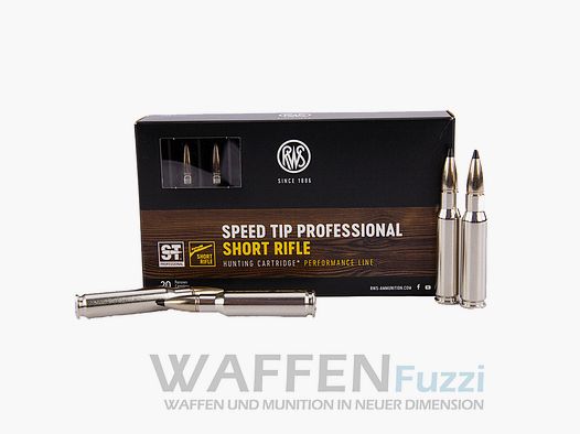 RWS Speed Tip Professional .308 165gr Short Rifle 20 Schuss