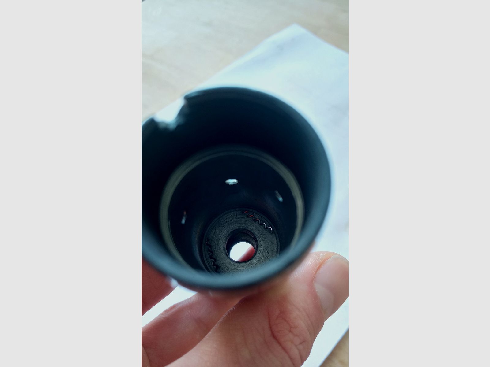 Tauchangebot: Wiesa 5,45/.223 Zick-Zack Flash Hider  gegen Arsenal Flash Hider // DDR NVA MPi AK74 24x1,5 mm Rechtsgewinde Mündungsbremse Mündungsfeuerdämpfer