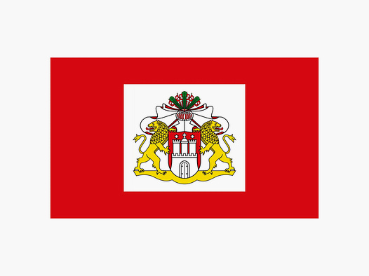 Unbekannt Flagge Hamburg
