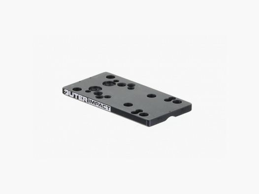 Red dot sight mounting plate for CZ 75 pistols, Outerimpact