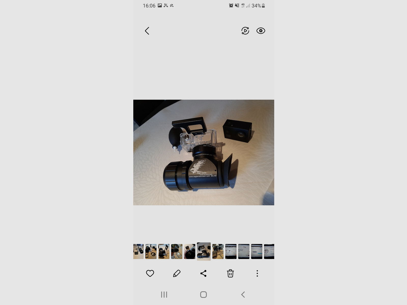 Adapter für Zielaufnahmekamera  Eagle-Vision-Cam aus England SC-40