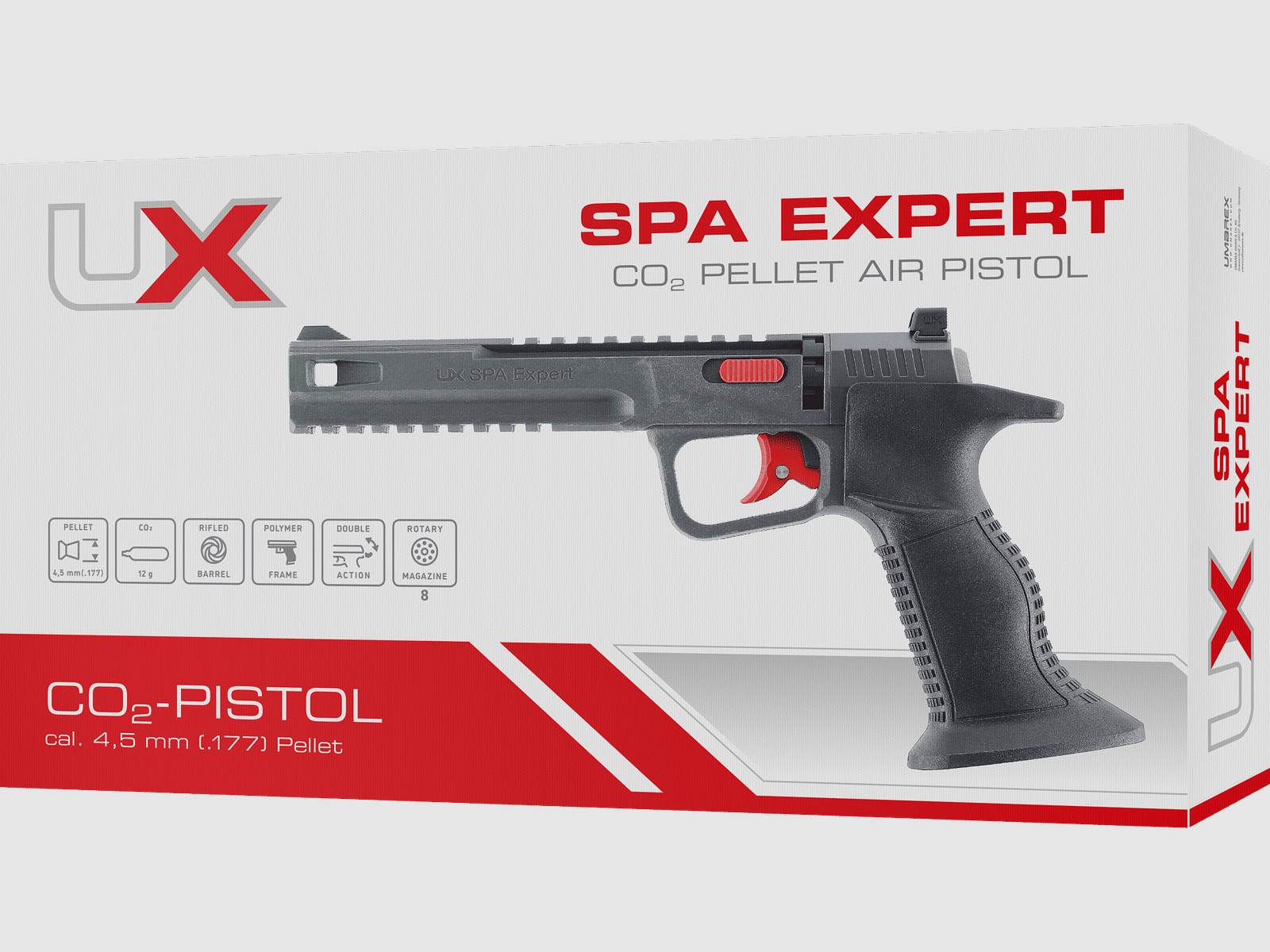 Umarex UX SPA Expert 4,5 mm pistolet à air comprimé CO₂, image 5 sur 8