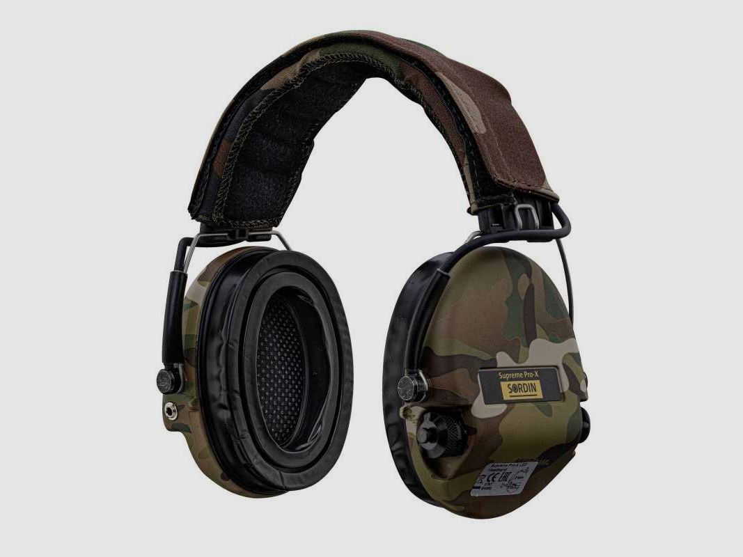 Cuffie Supreme Pro X Camo+ - Cuffie Supreme Pro X Camo con Cuscinetti in Silicone, immagine 2 di 10