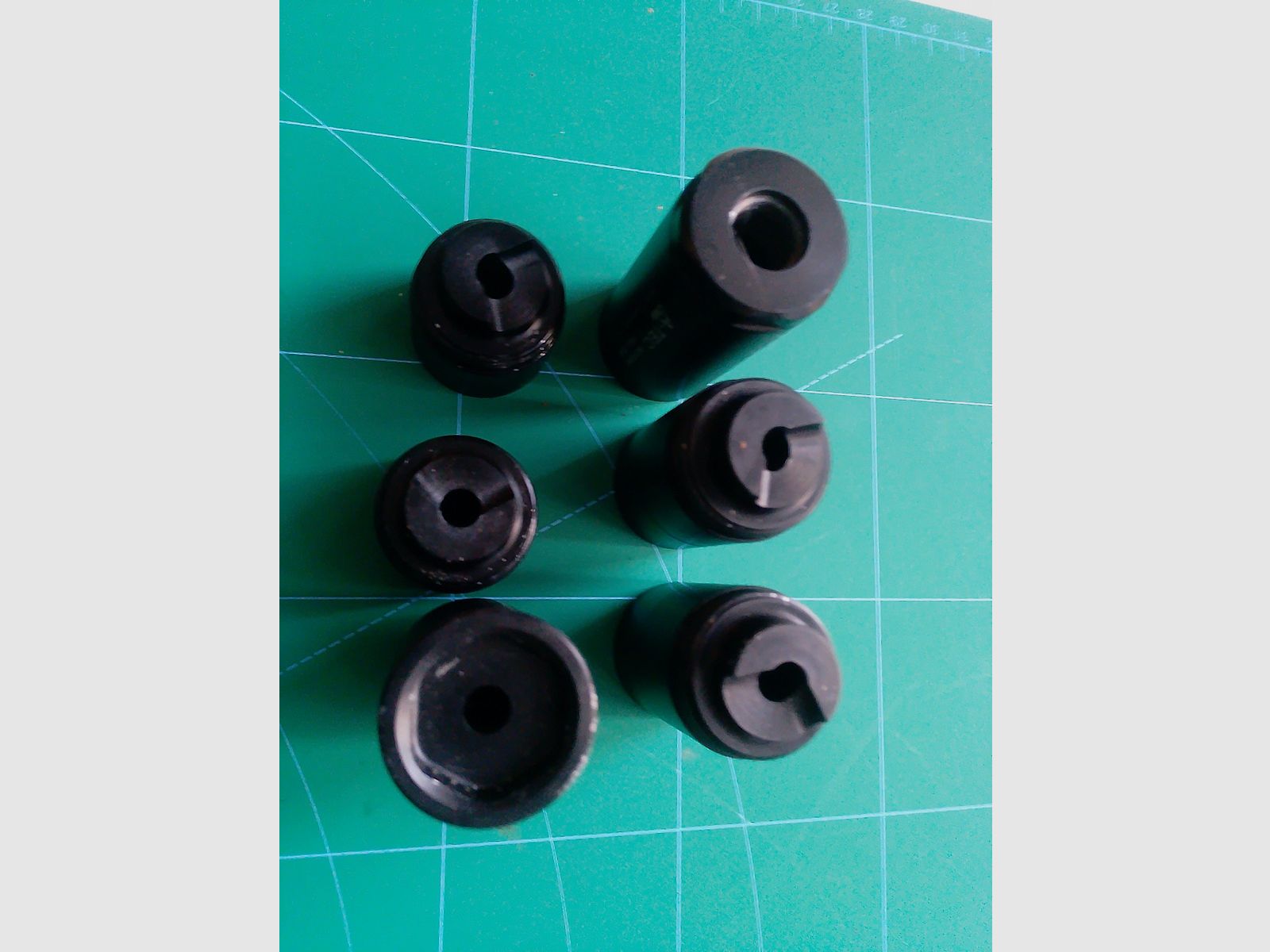 1 x Schalldämpfer 1/2" 20 UNF Gewinde 9 Kammern 4,5 mm A-Tec Norwegen