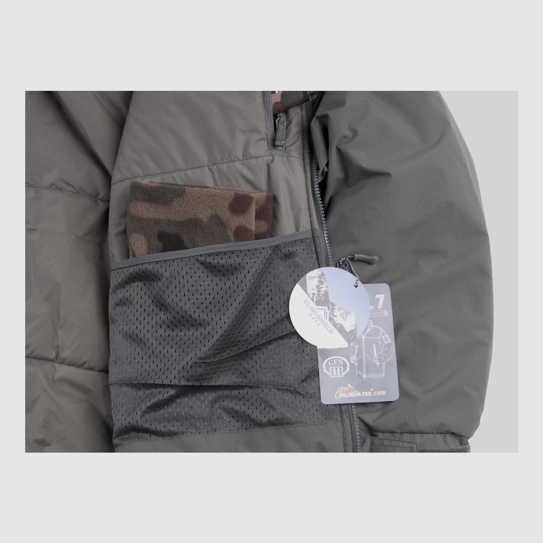 HELIKON -TEX CLIMASHIELD APEX LEVEL 7 JACKE SHADOW-GREY