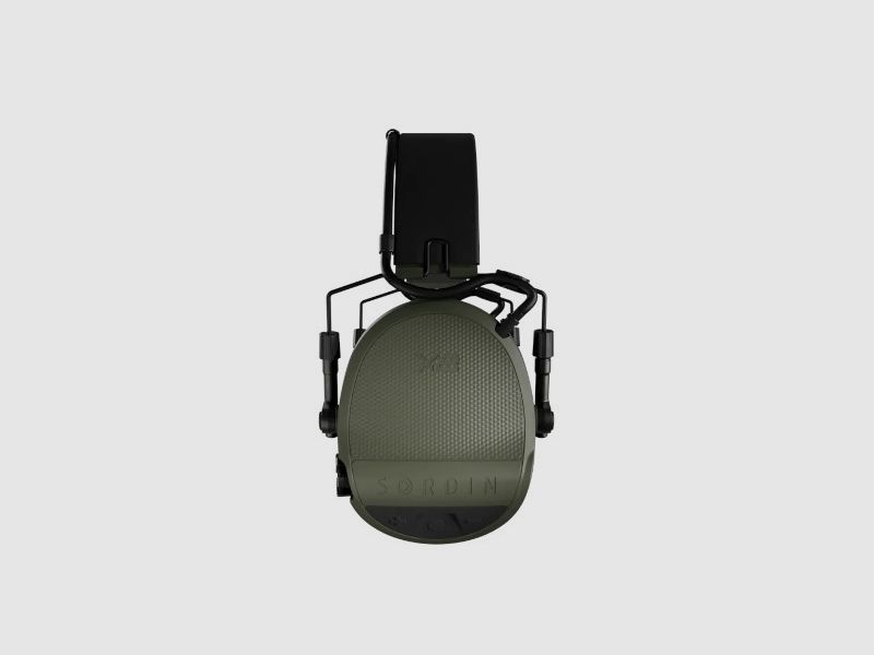 Sordin Supreme X2 Green Leather Headband Gelpads, afbeelding 2 van 2