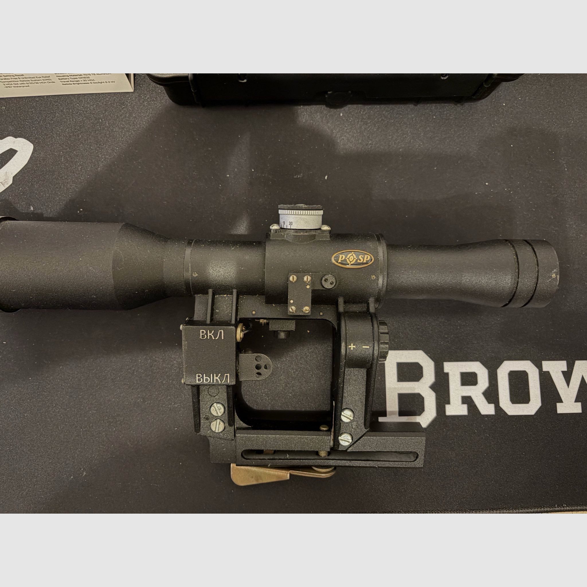 PSOP 8x42 AK AK47 AKM Kalashnikov Zielfernrohr Belarus Russisch Optik Jagd