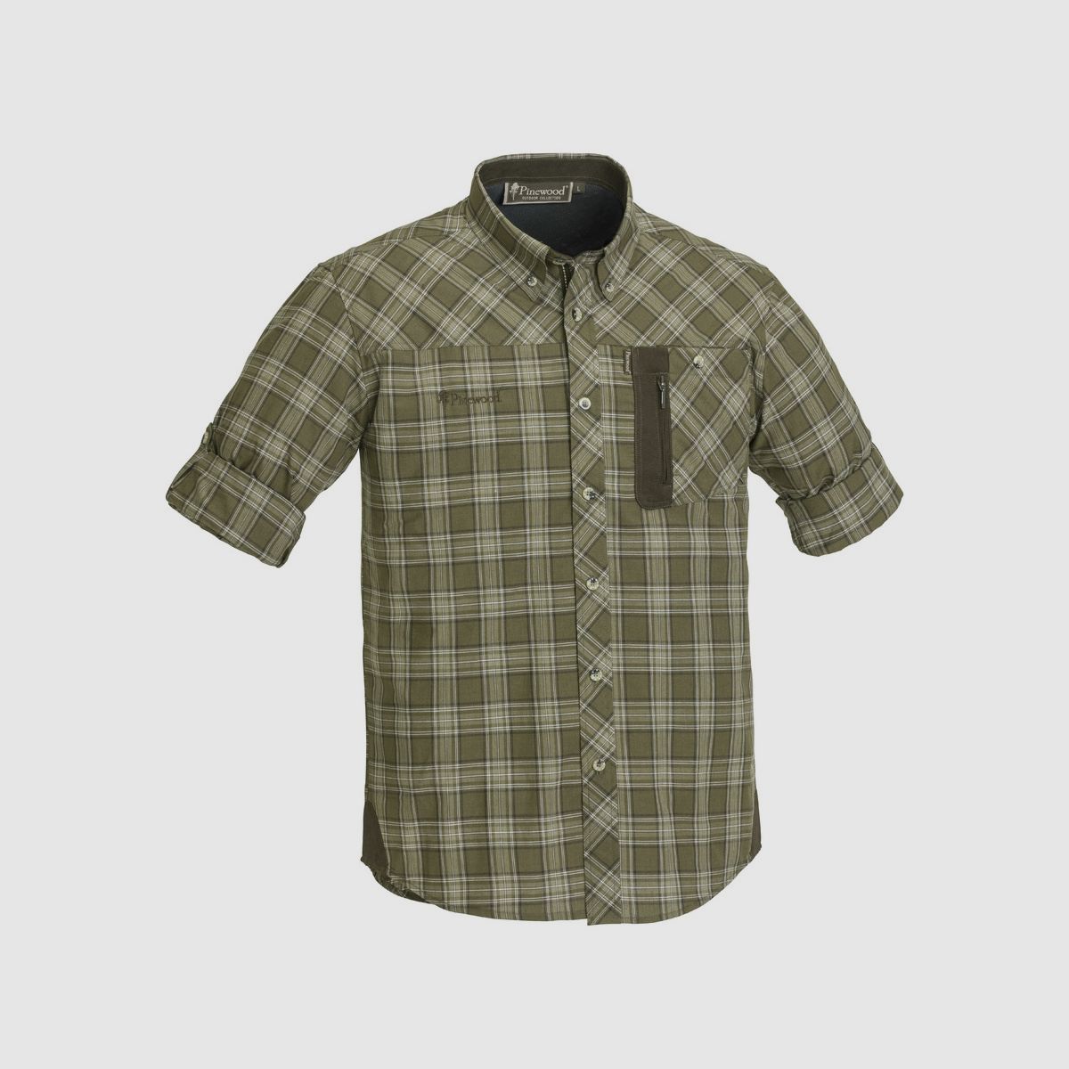PINEWOOD Wof Camisa Oliva Suede Marrón