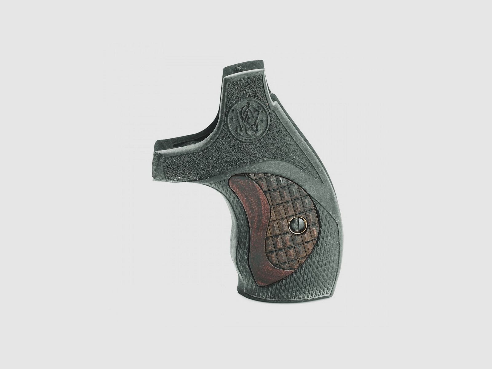 S&W J RUND FALCONIA SCHWARZ GRIFF MIT SUPER ROSEWOOD CROCBACK EINSATZ, Bild 3 von 3