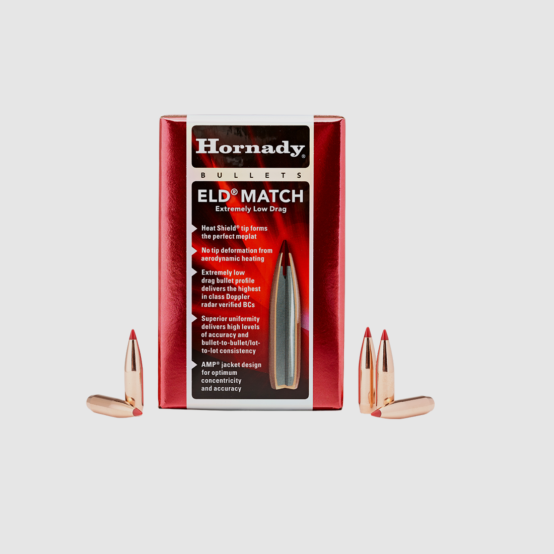 Hornady Geschosse .224 – ELD-Match . 75gr – 100er