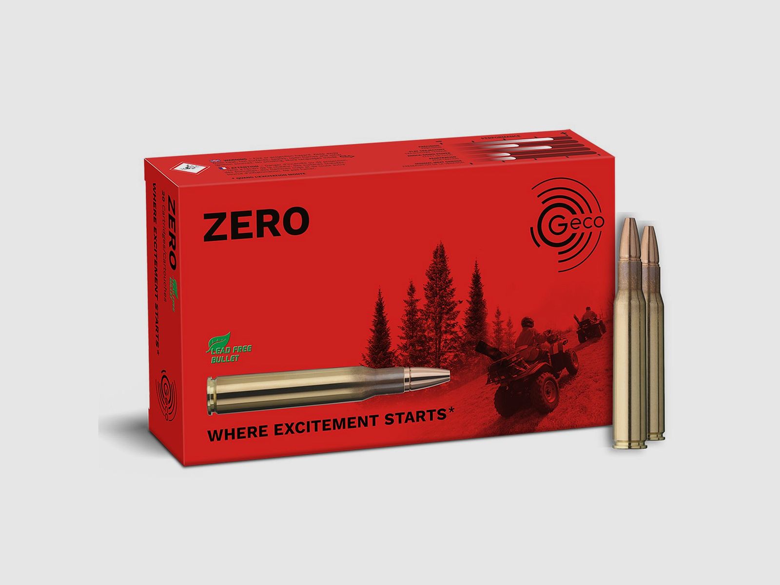 GECO .30-06 ZERO 8,8g Bleifreie Büchsenpatronen