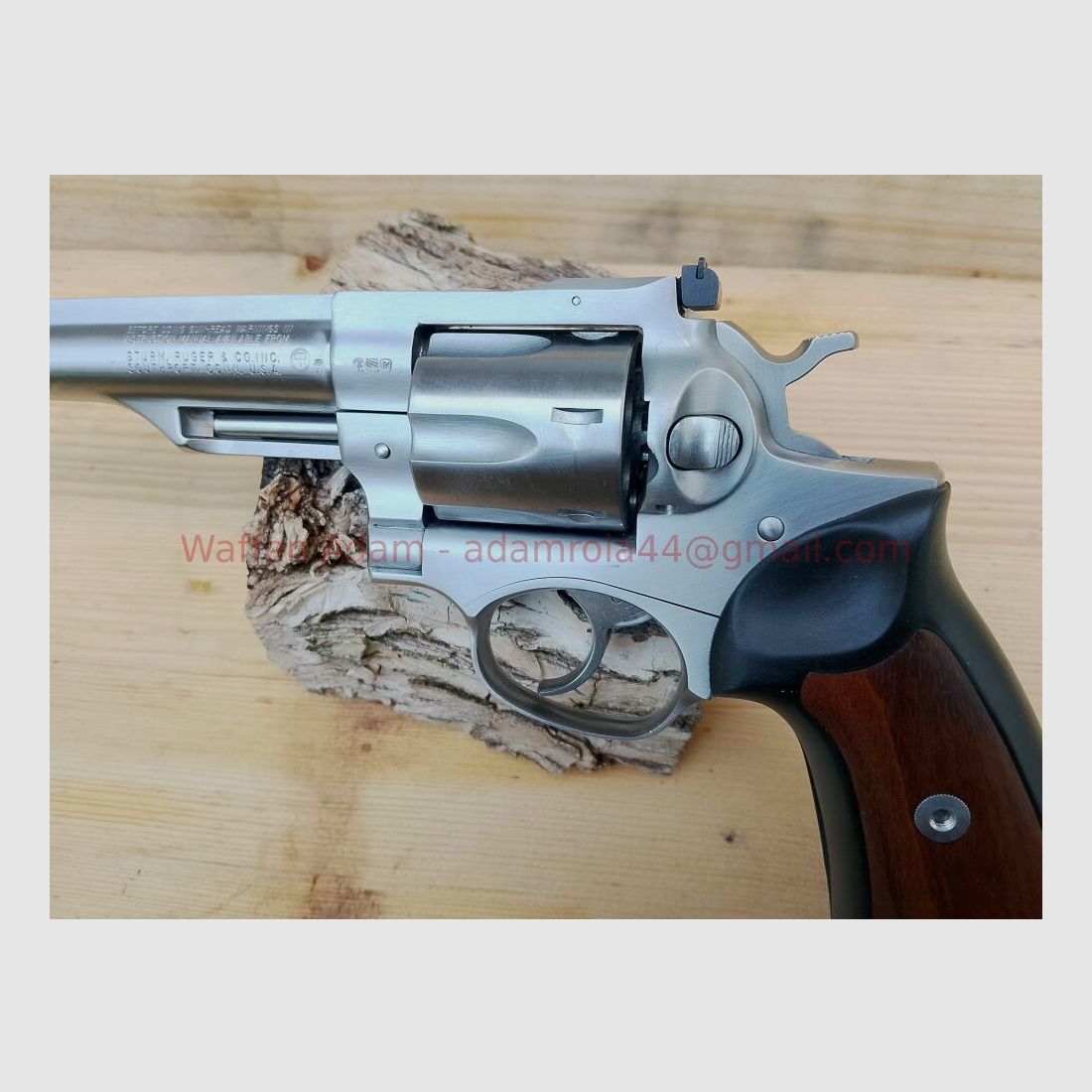 Ruger Stainless GP100 met 6 inch loop lengte